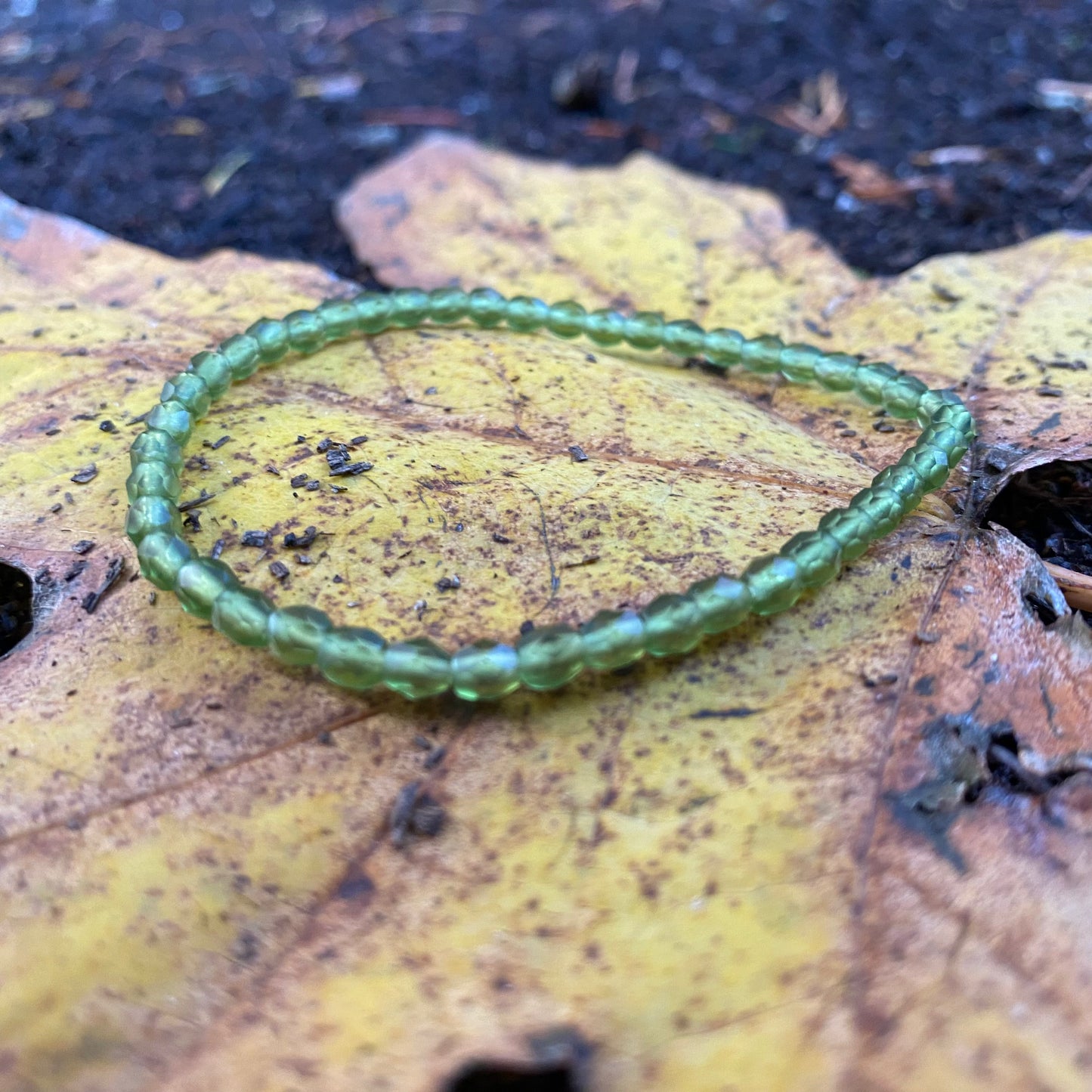 Glass Bead Bracelet